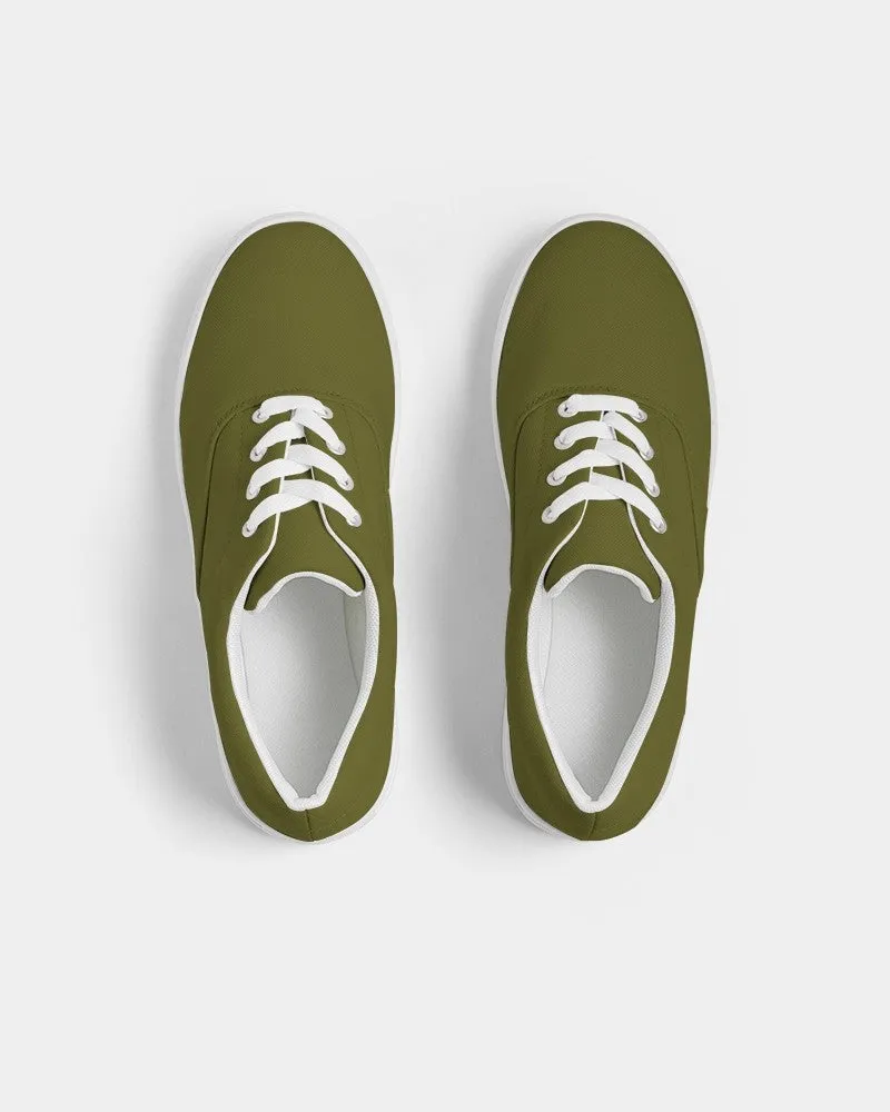 Dark Midtone Yellow Canvas Sneakers | Men's | C0M0Y80K80