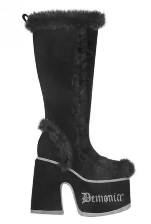Demonia Cam-311 Inspired Christmas Boot Stocking - Black