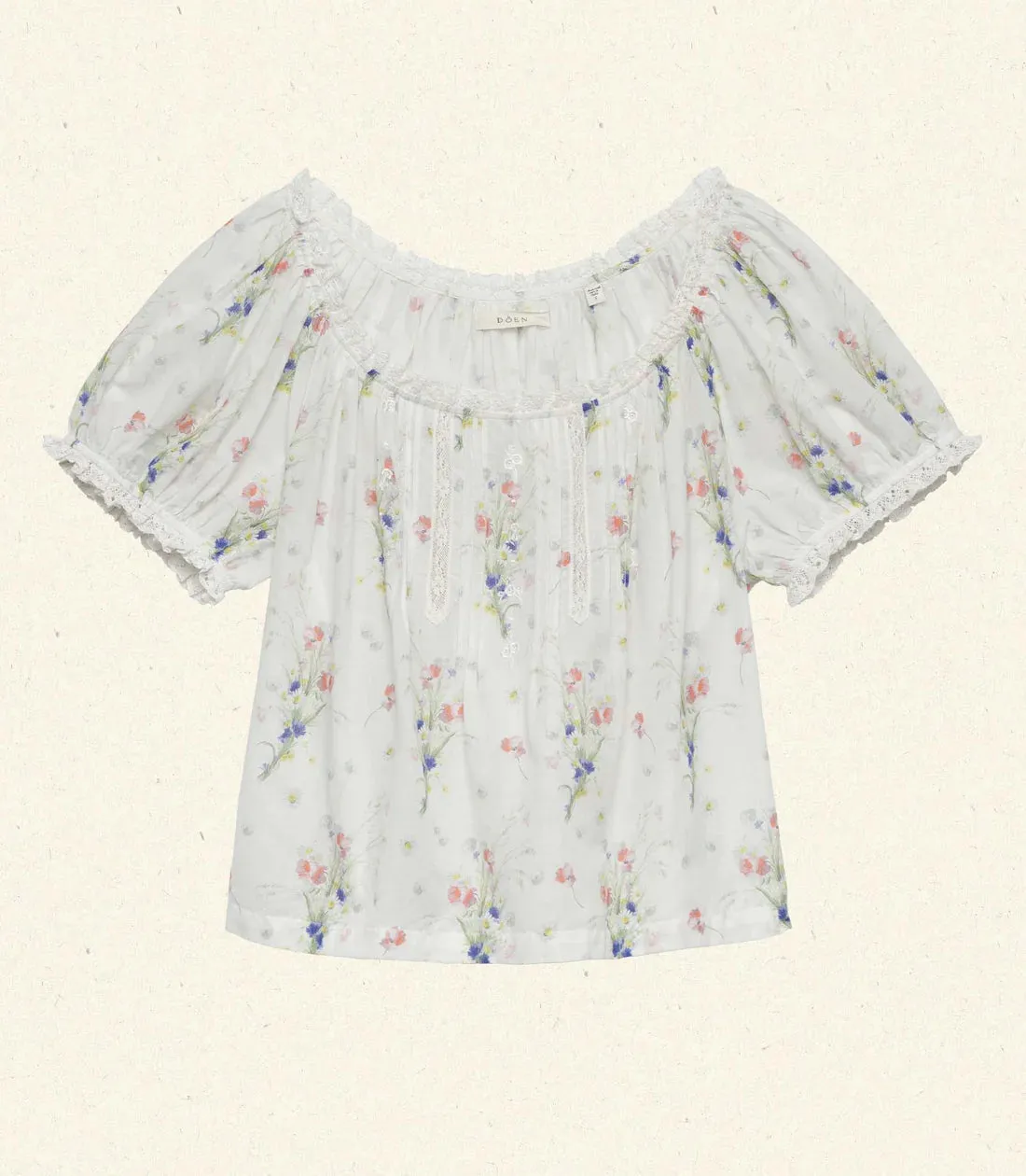 Dôen FREDERICA TOP IN PAINTED BOUQUET