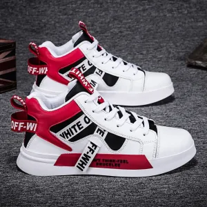 Eco-Conscious High-Top Sneakers with Warm Lining and Anti-Slip Sole