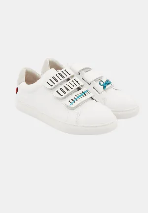 Edith Liberté Egalité Sororité-Blanc/Bleu