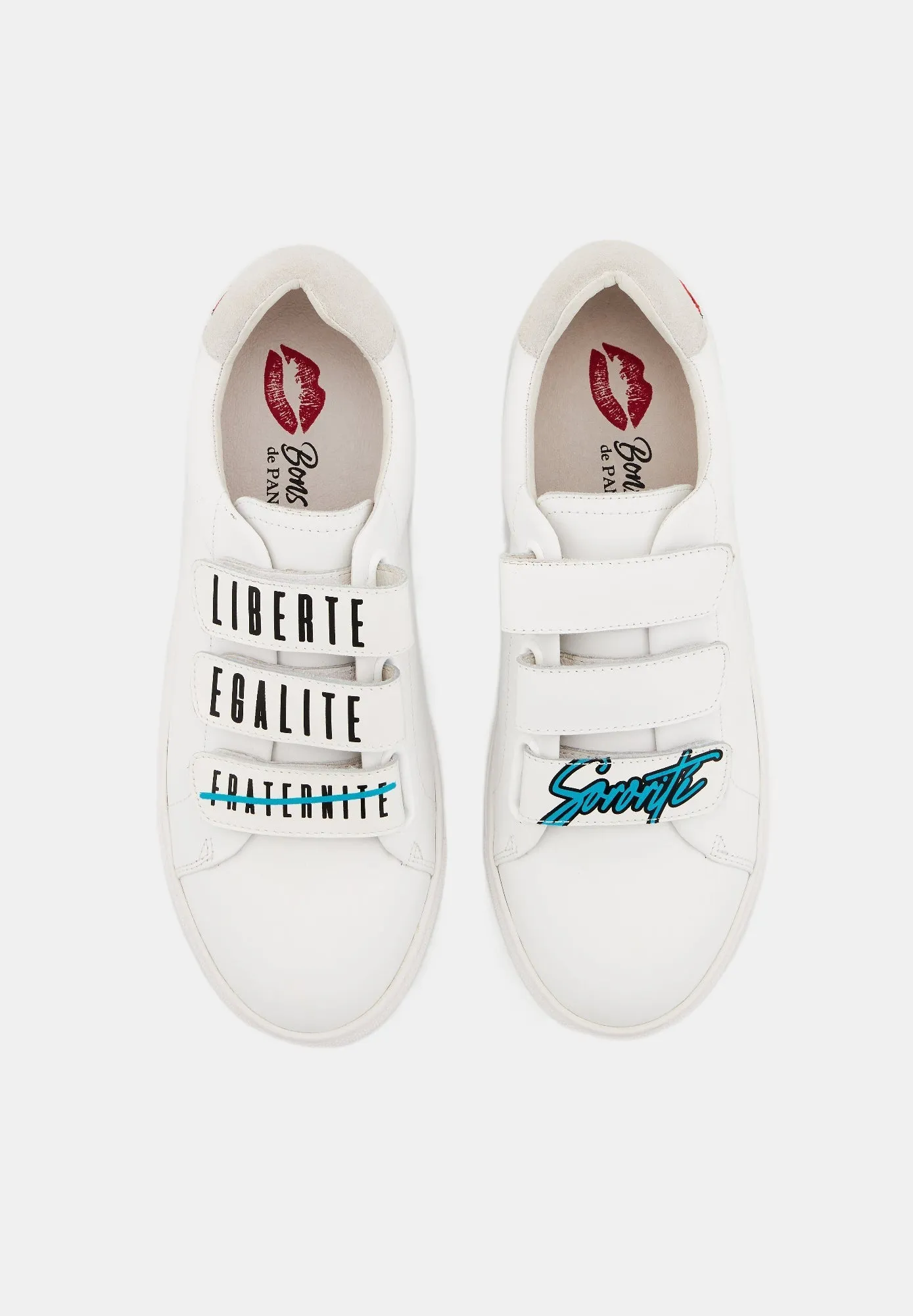 Edith Liberté Egalité Sororité-Blanc/Bleu