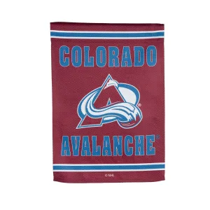 Embossed Suede Flag, GDN Size, Colorado Avalanche,14es4356