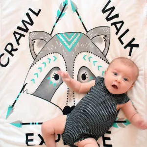 Explore Raccoon Cozy Baby Blanket - Wholesale
