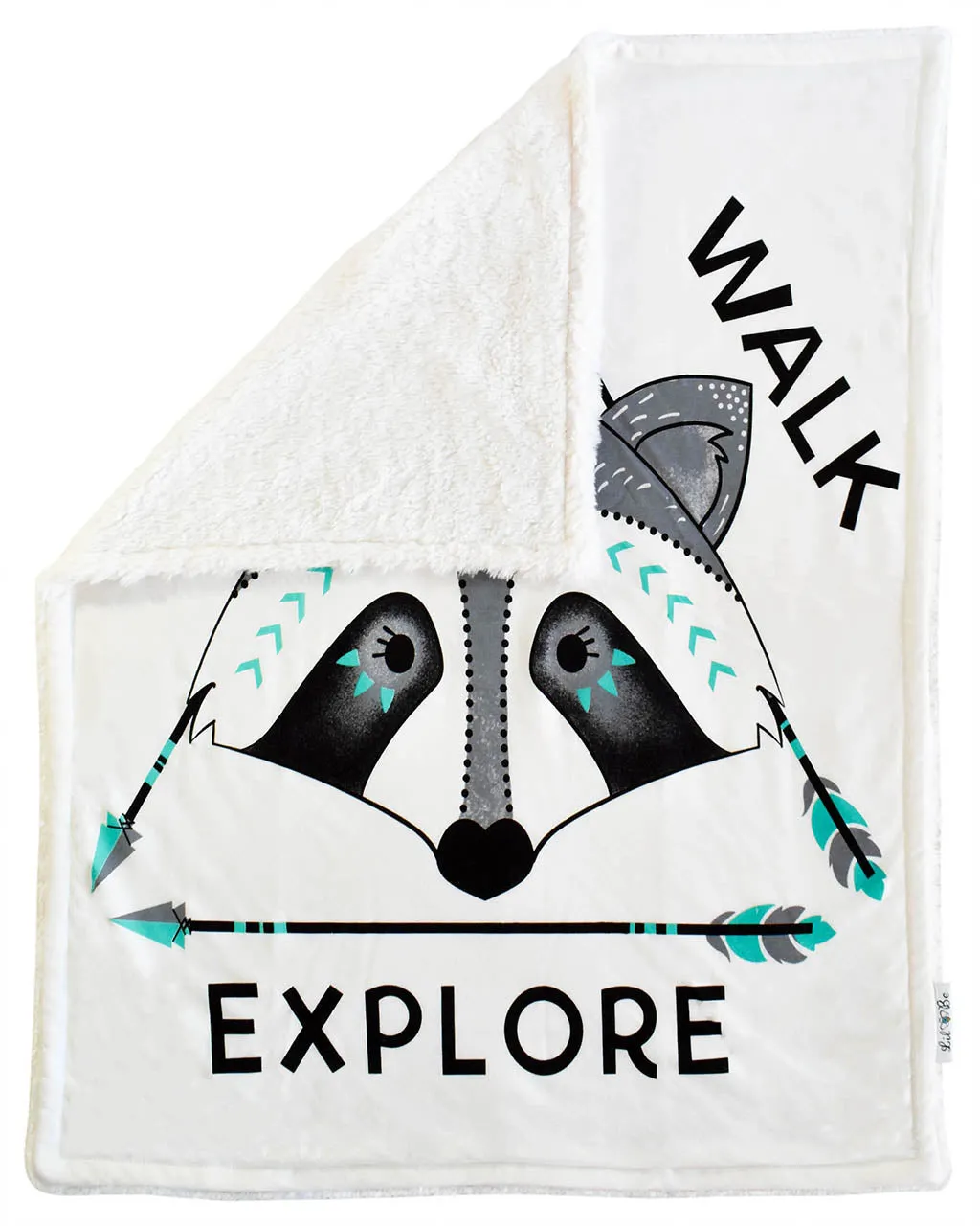 Explore Raccoon Cozy Baby Blanket - Wholesale