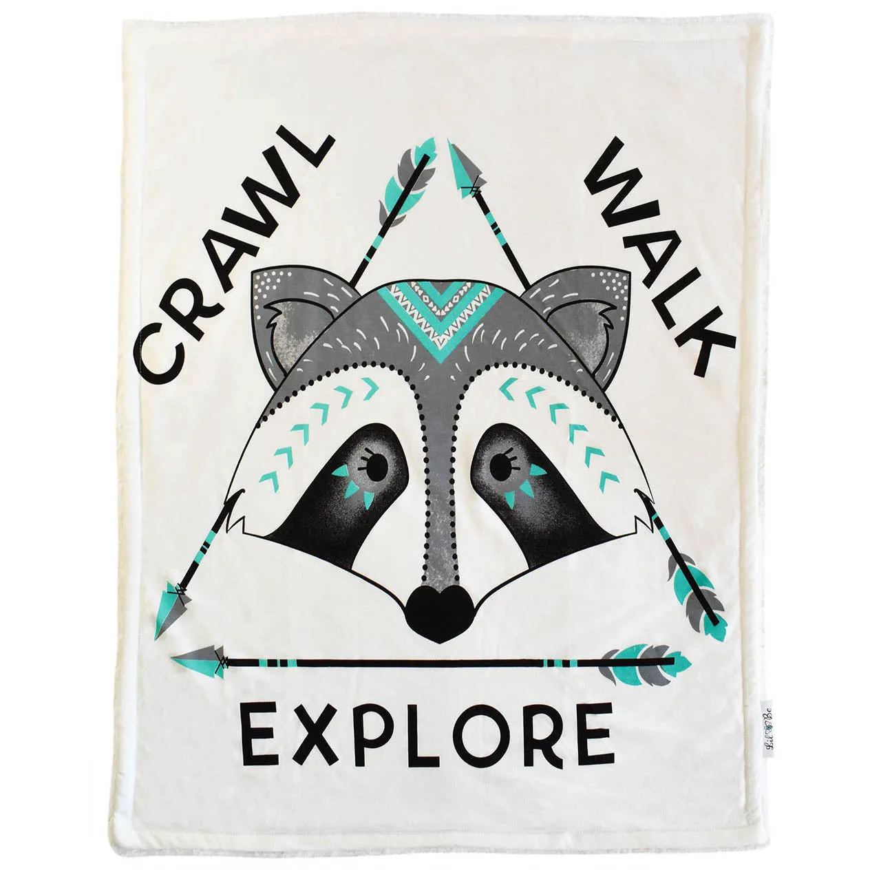 Explore Raccoon Cozy Baby Blanket - Wholesale