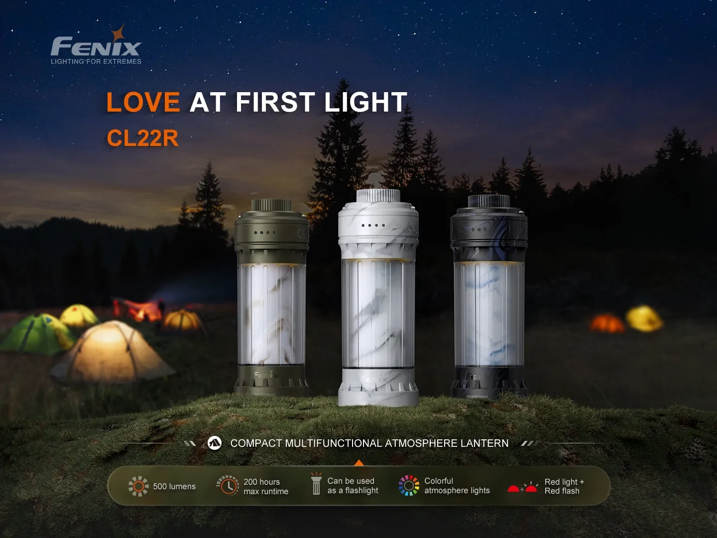 FENIX Rechargeable Lantern CL22R - White
