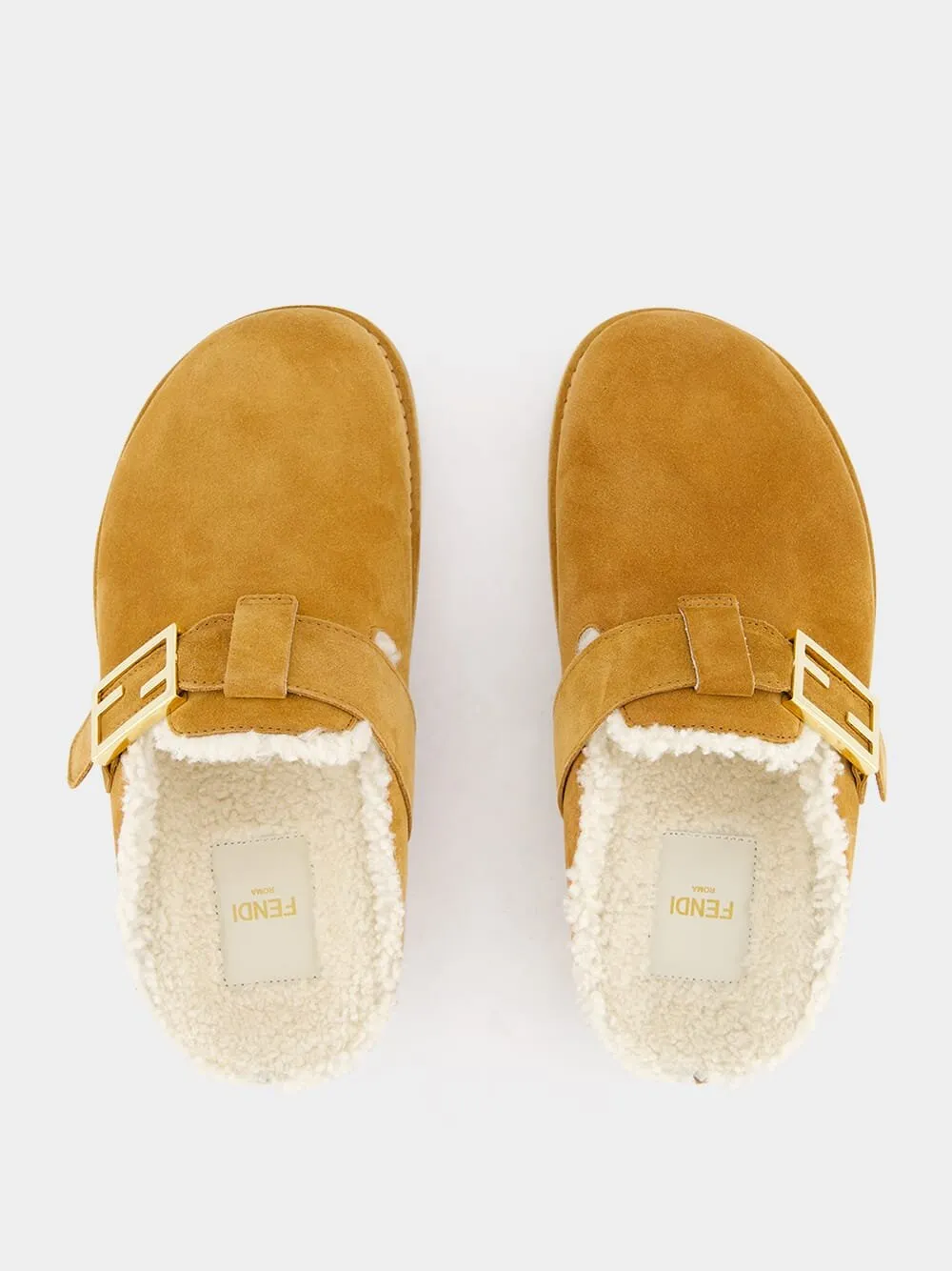 FF Strap Suede Sabots