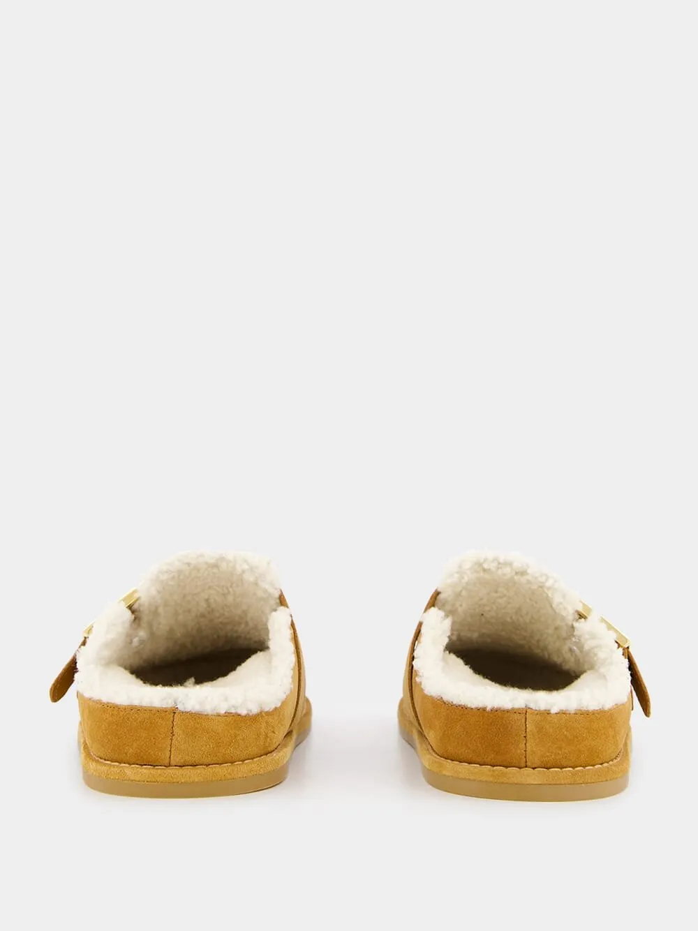 FF Strap Suede Sabots