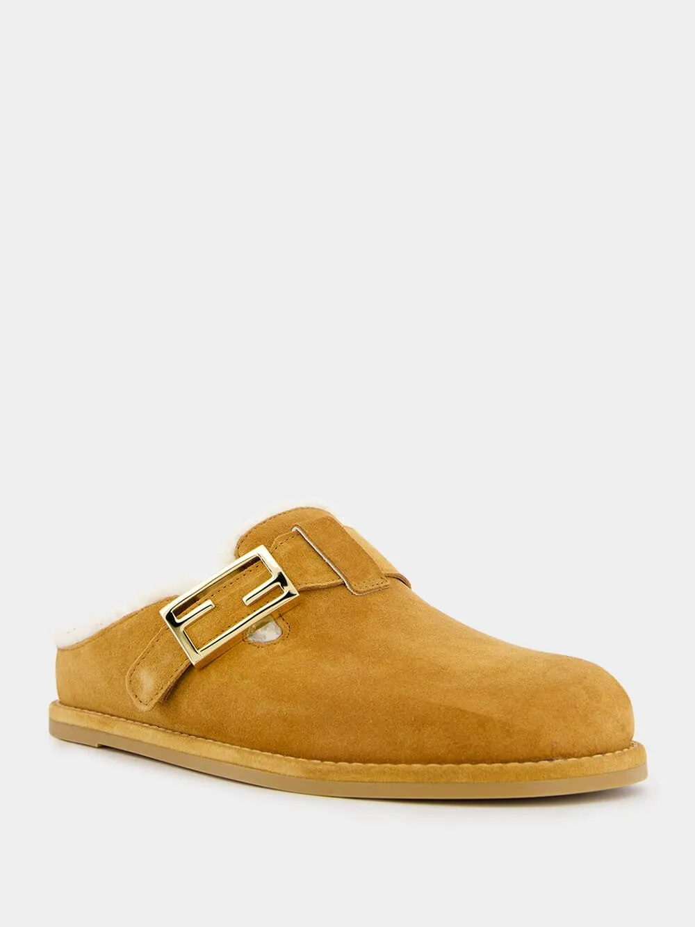 FF Strap Suede Sabots