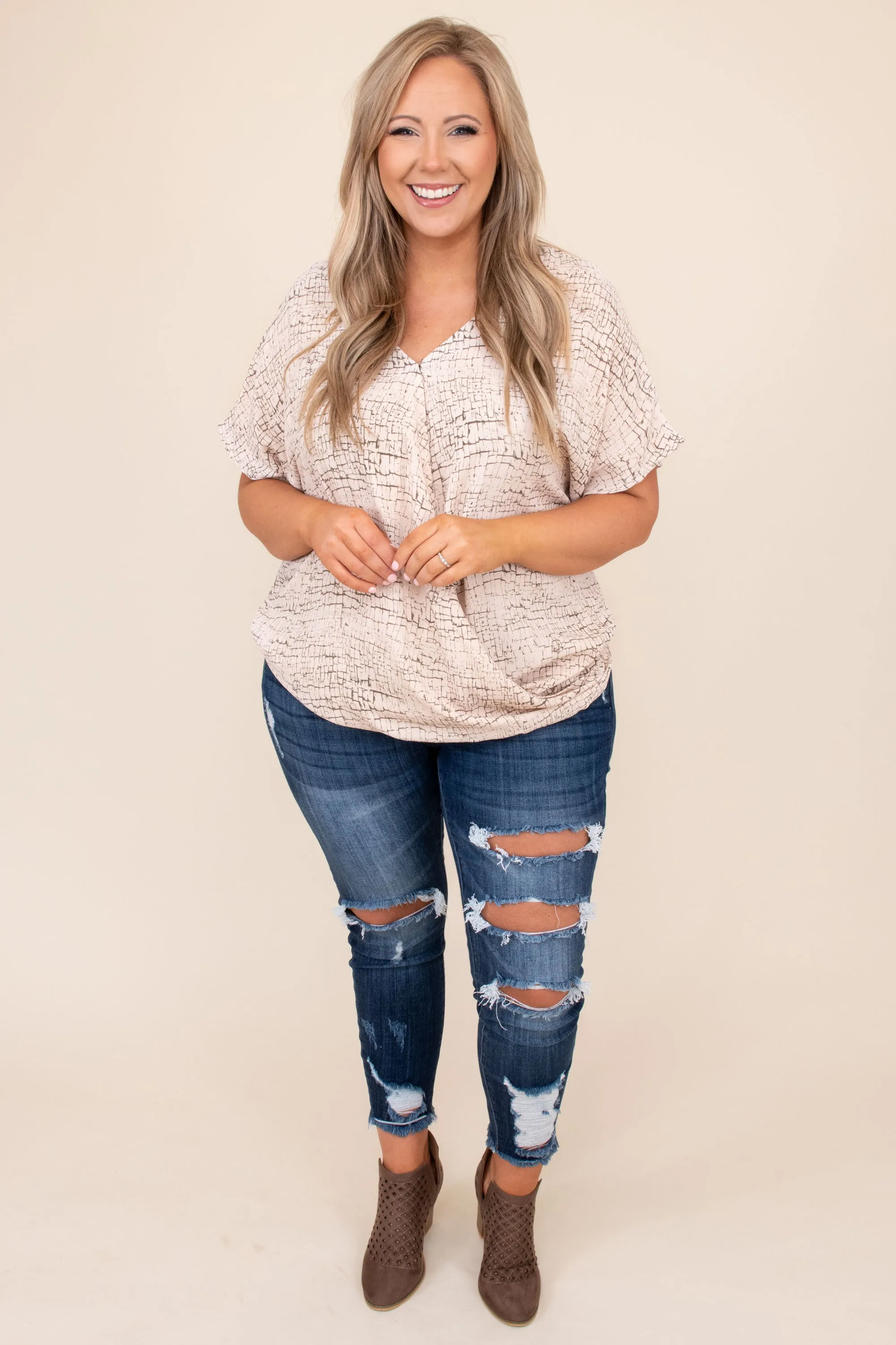 Finding Faith Top, Ivory