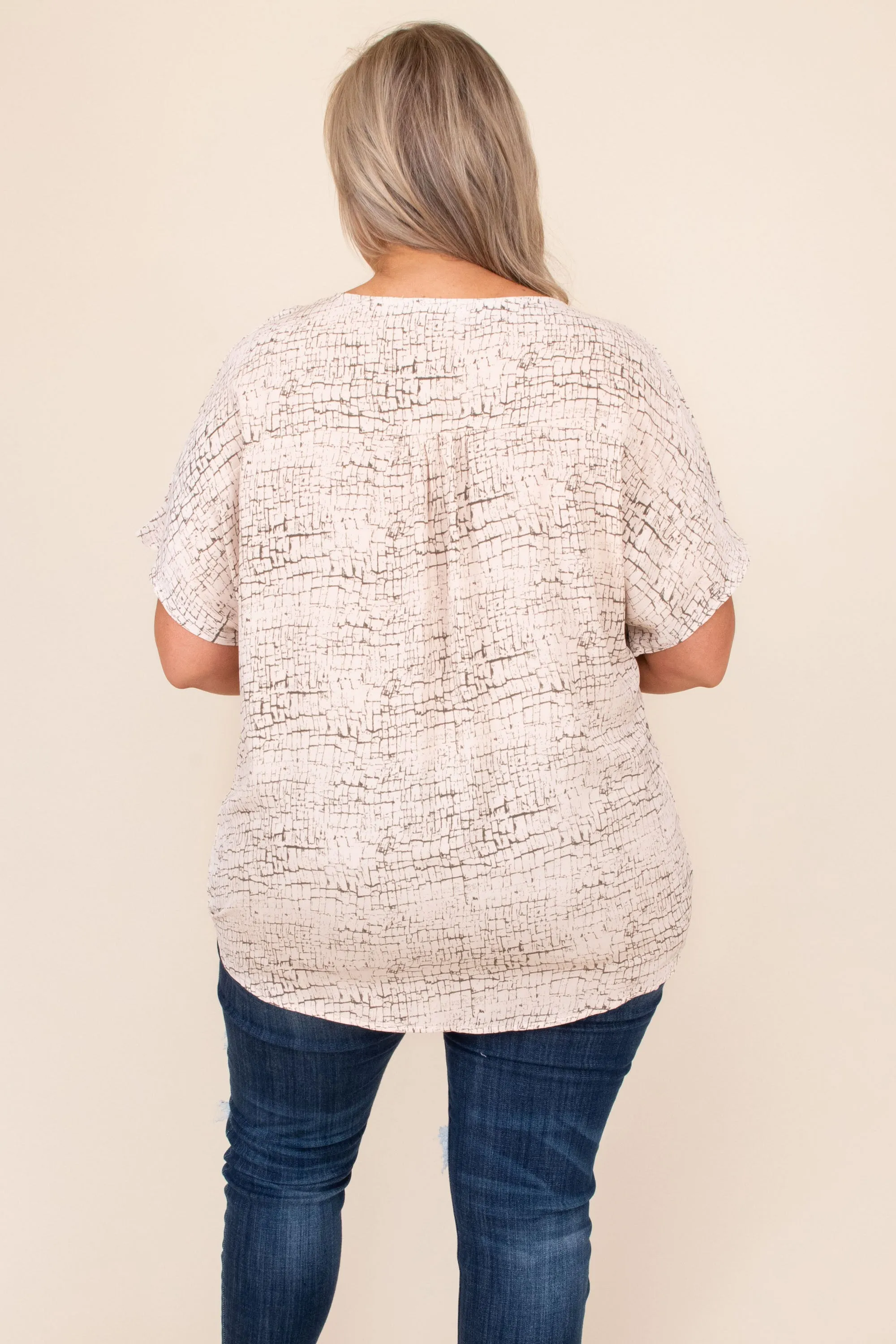 Finding Faith Top, Ivory