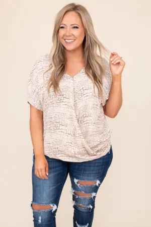 Finding Faith Top, Ivory