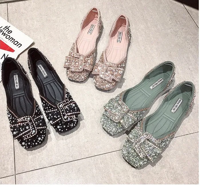 Flats Cozy Side Canvas Shoes Cut Out Soft Bottom  CODE: KAR790