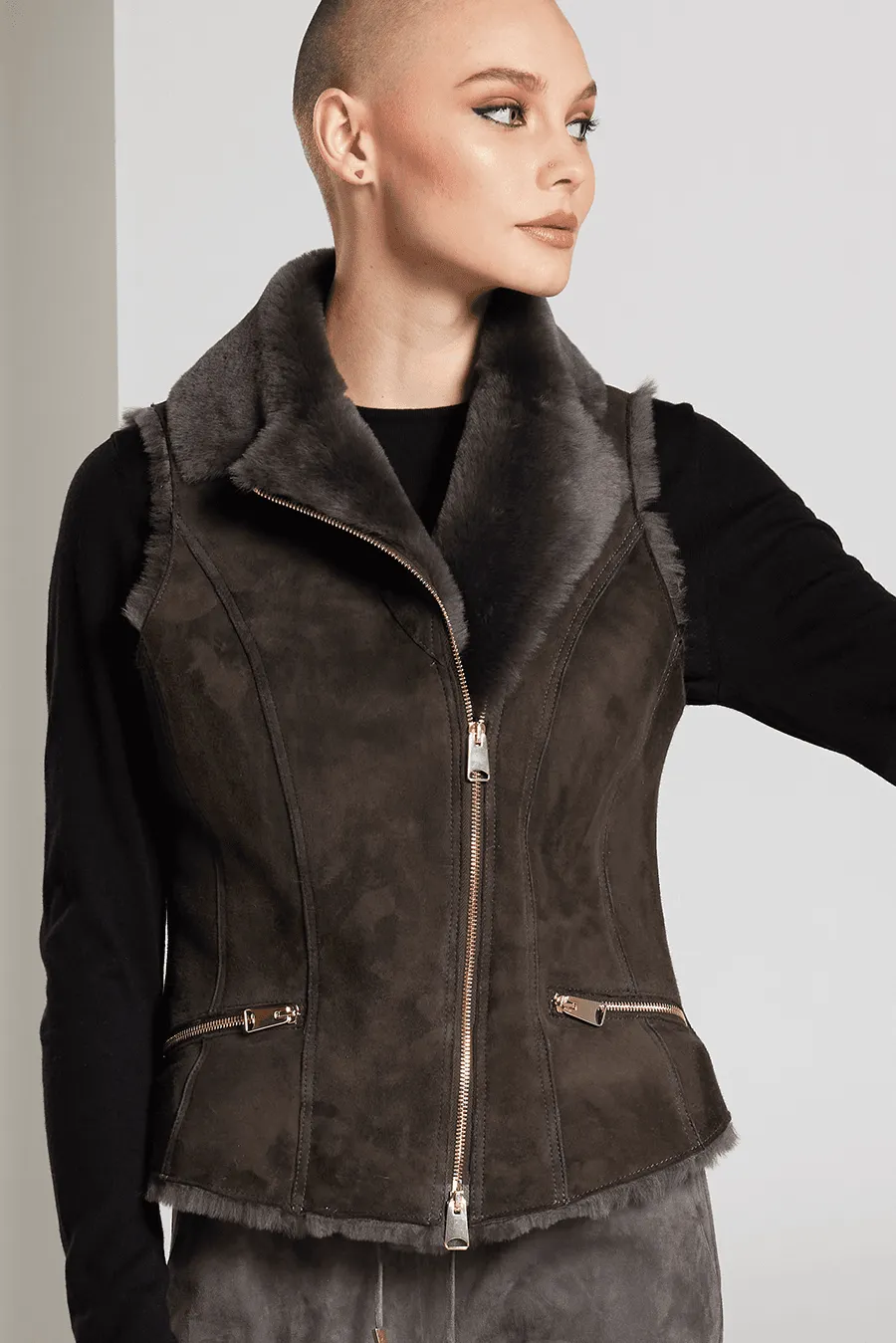Flyer Shearling Vest