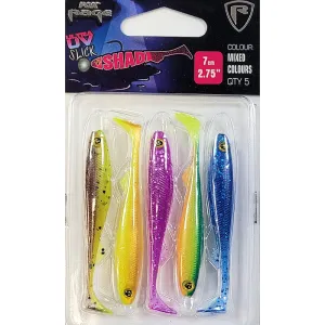 Fox Rage Slick Shad Mixed UV Colours