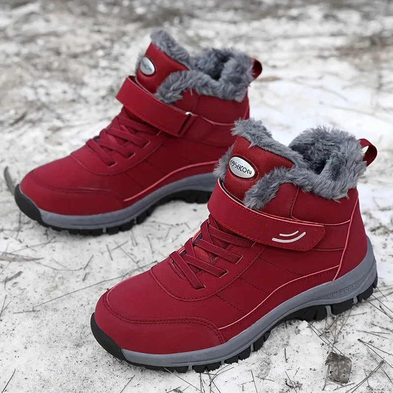 FrostTrek™ - Waterproof, Windproof & Non-Slip Winter Boots (Fully Fur Lined)
