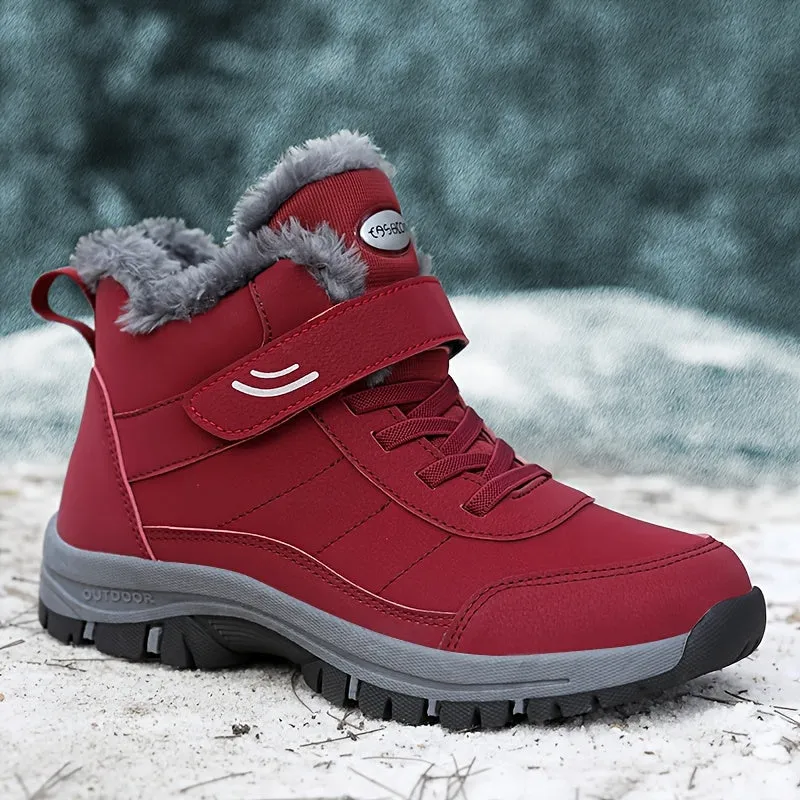 FrostTrek™ - Waterproof, Windproof & Non-Slip Winter Boots (Fully Fur Lined)