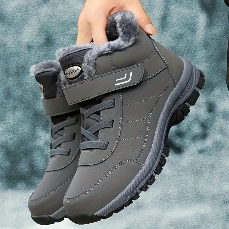 FrostTrek™ - Waterproof, Windproof & Non-Slip Winter Boots (Fully Fur Lined)