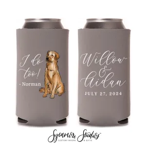 Full Color Slim Can Cooler #1FS - Wedding Can Coolers