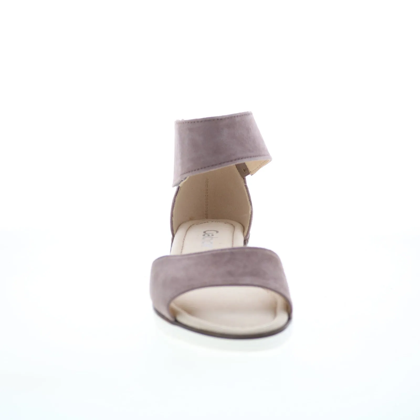 Gabor 8-4570-14 Womens Brown Suede Strap Sandals Shoes