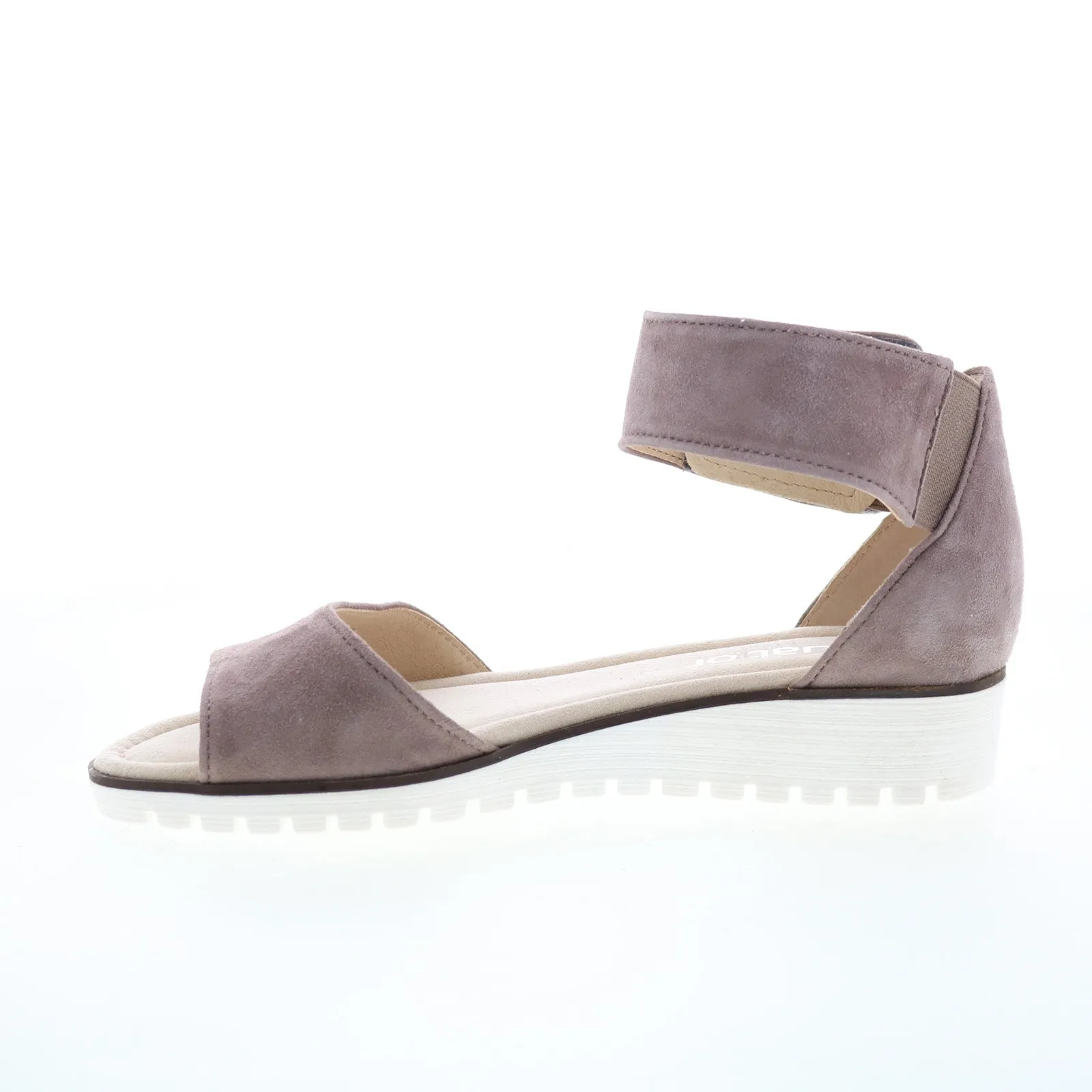 Gabor 8-4570-14 Womens Brown Suede Strap Sandals Shoes