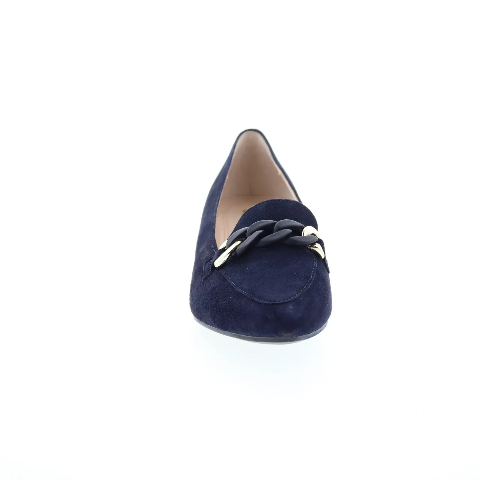Gabor 91-441-16 Womens Blue Suede Slip On Pumps Heels Shoes