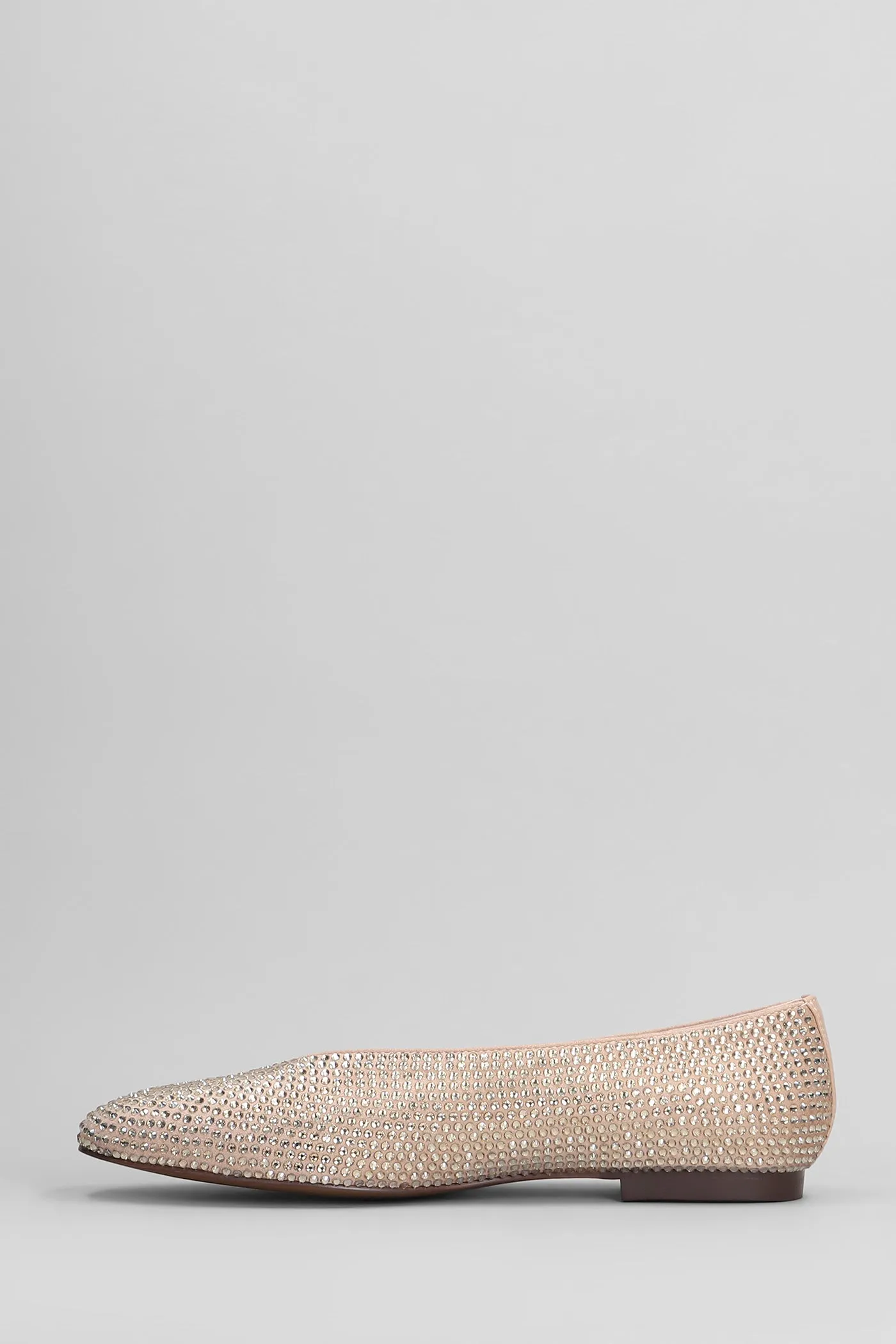 Gaida Flat Ballet flats in powder suede