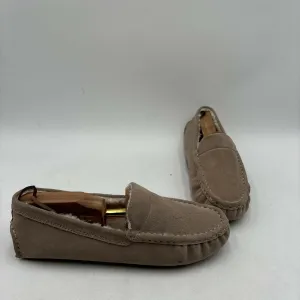 Gentle Souls VERENN Leather/Faux Fur Moc Toe Driving Loafers Hazel W’s Size 10 - Very Good