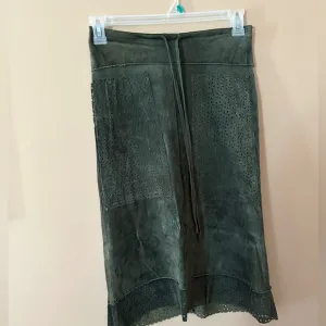 Genuine Suede Skirt