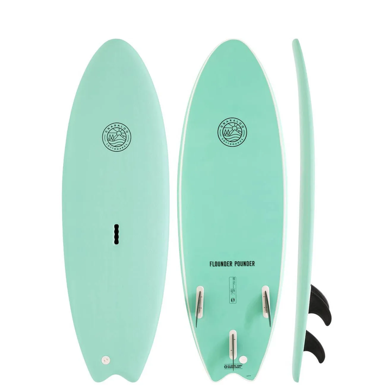 GNARALOO FLOUNDER POUNDER  SOFTBOARD 6'0"