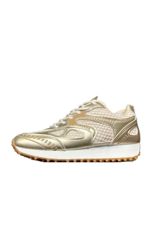 Gold Platform Sneakers