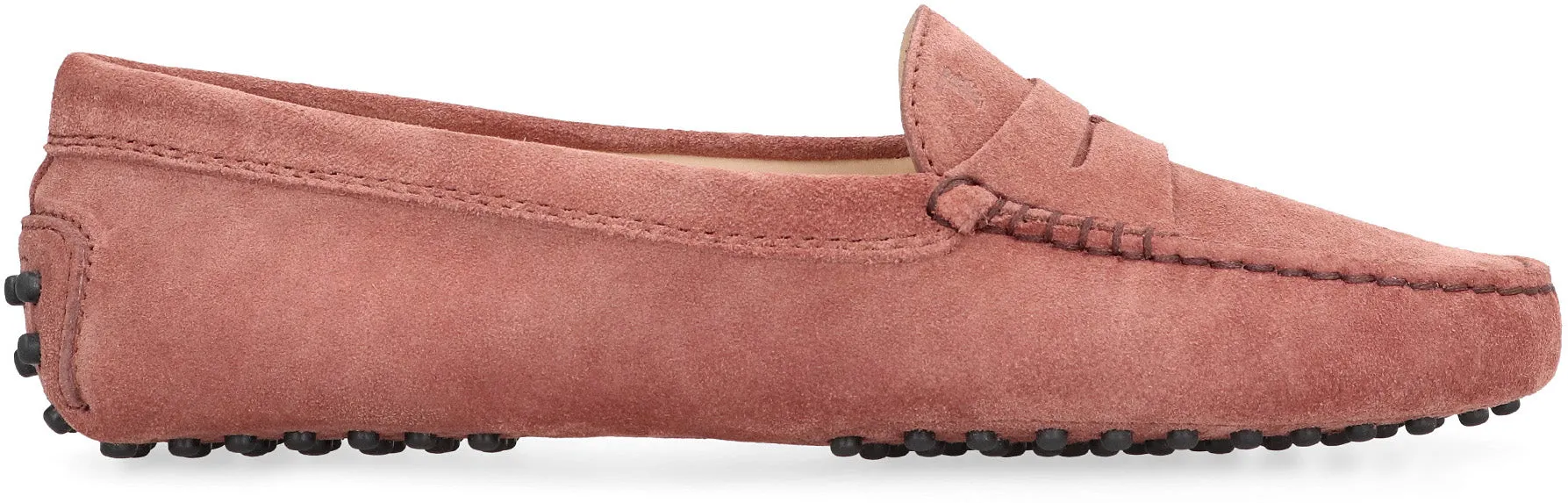 Gommino suede loafers