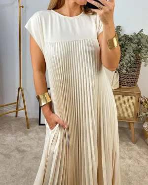 Gwendoline | Pleated Maxi Dress