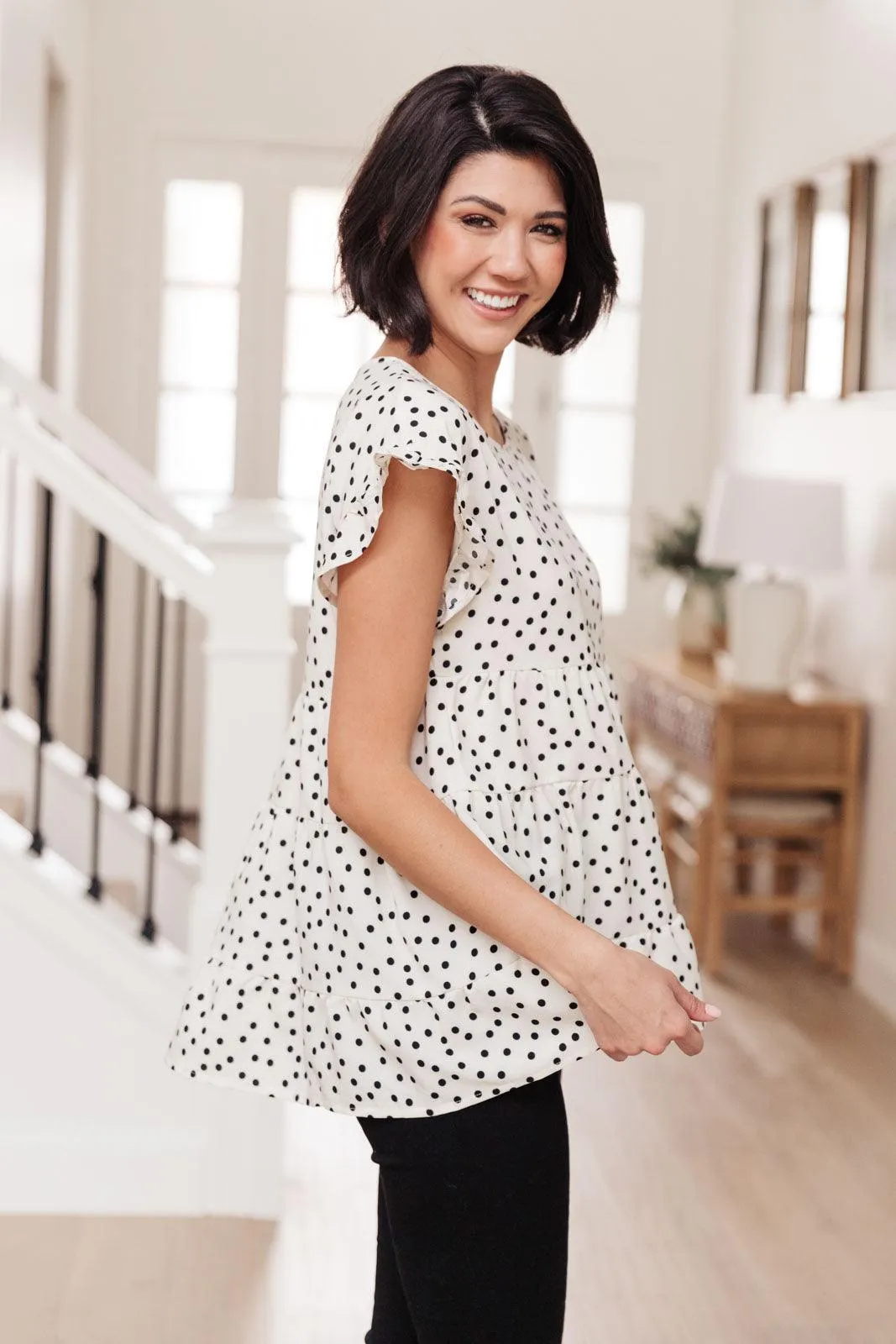 Hazel Blues® | Dreamy Look Top In White