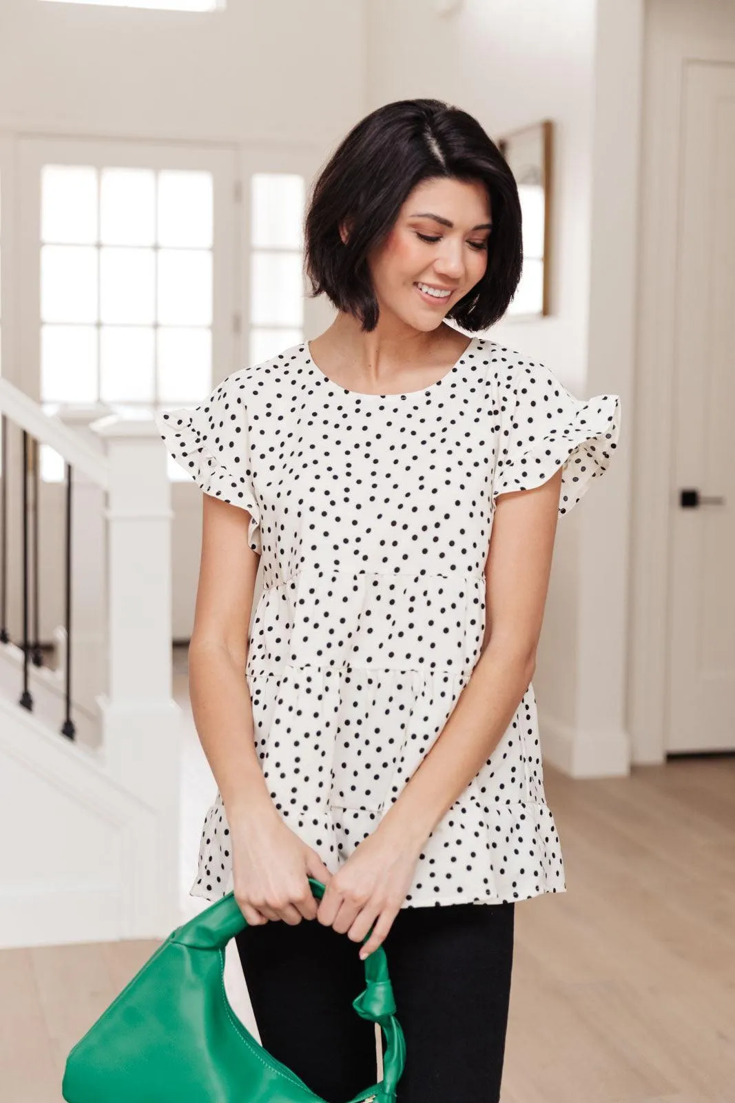 Hazel Blues® | Dreamy Look Top In White