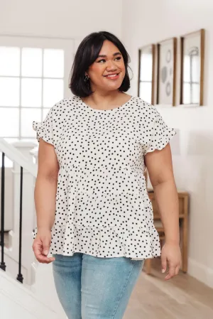 Hazel Blues® | Dreamy Look Top In White