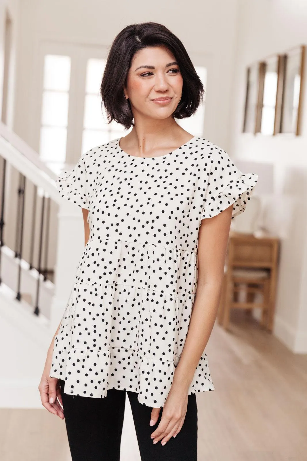 Hazel Blues® | Dreamy Look Top In White
