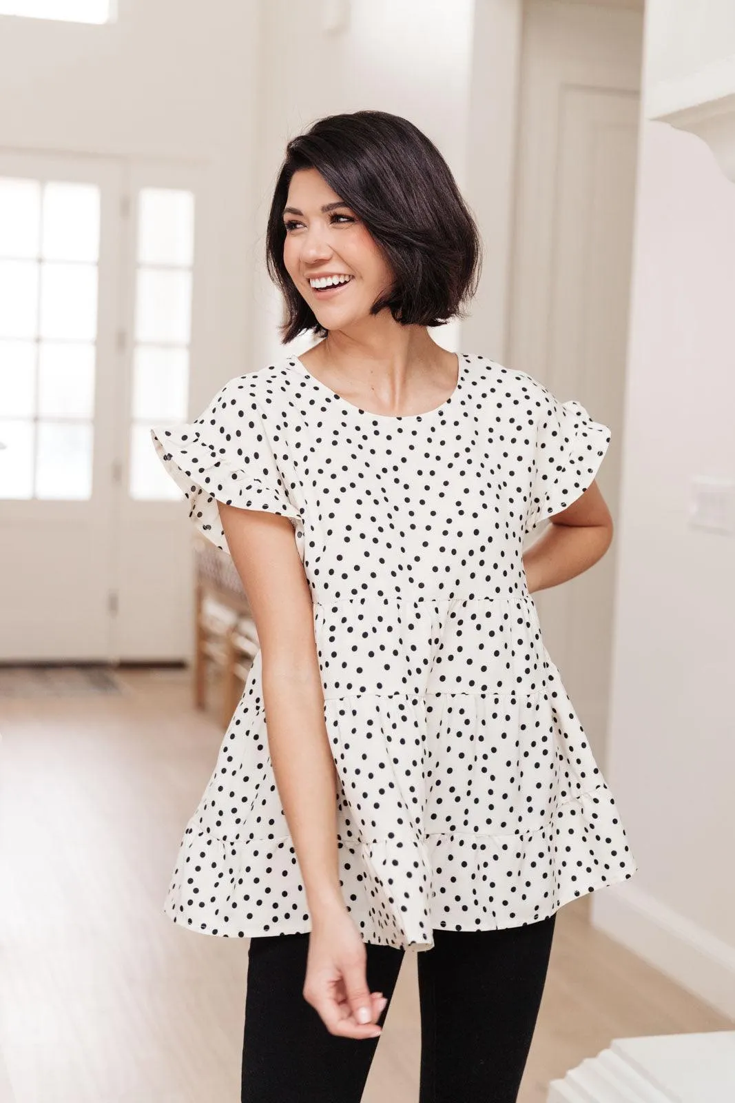 Hazel Blues® | Dreamy Look Top In White
