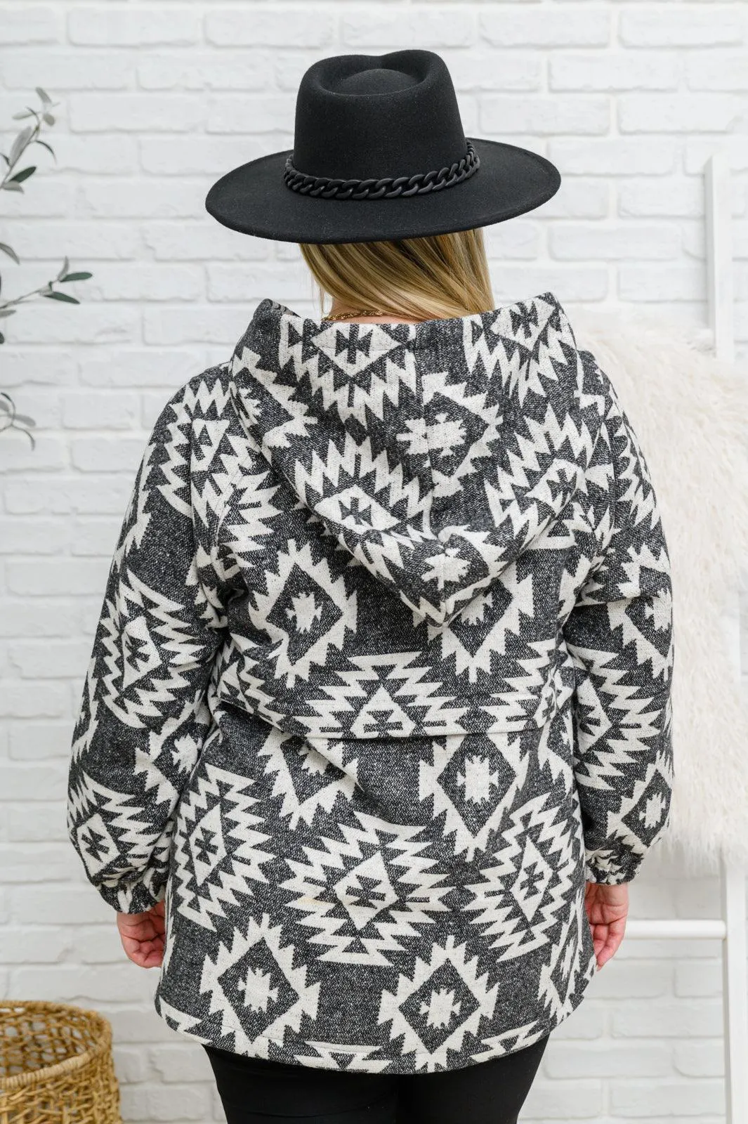 Hazel Blues® | Lounge Day Hoodie in Black & White