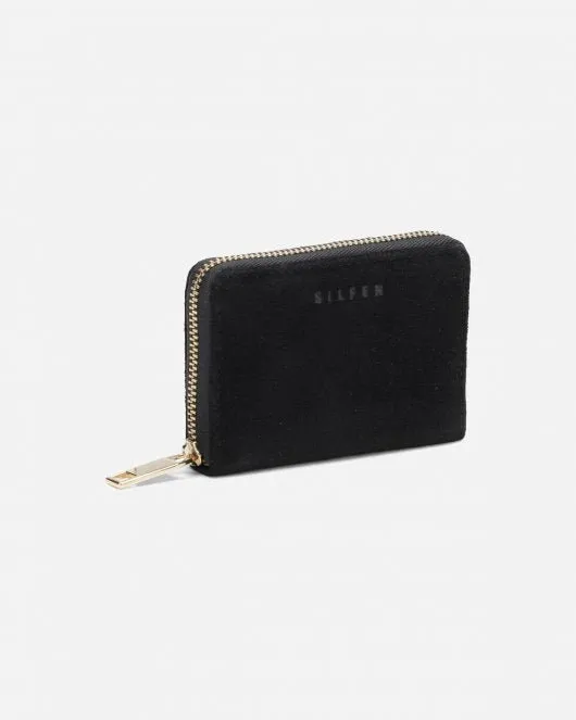 Ida Suede Wallet - Black