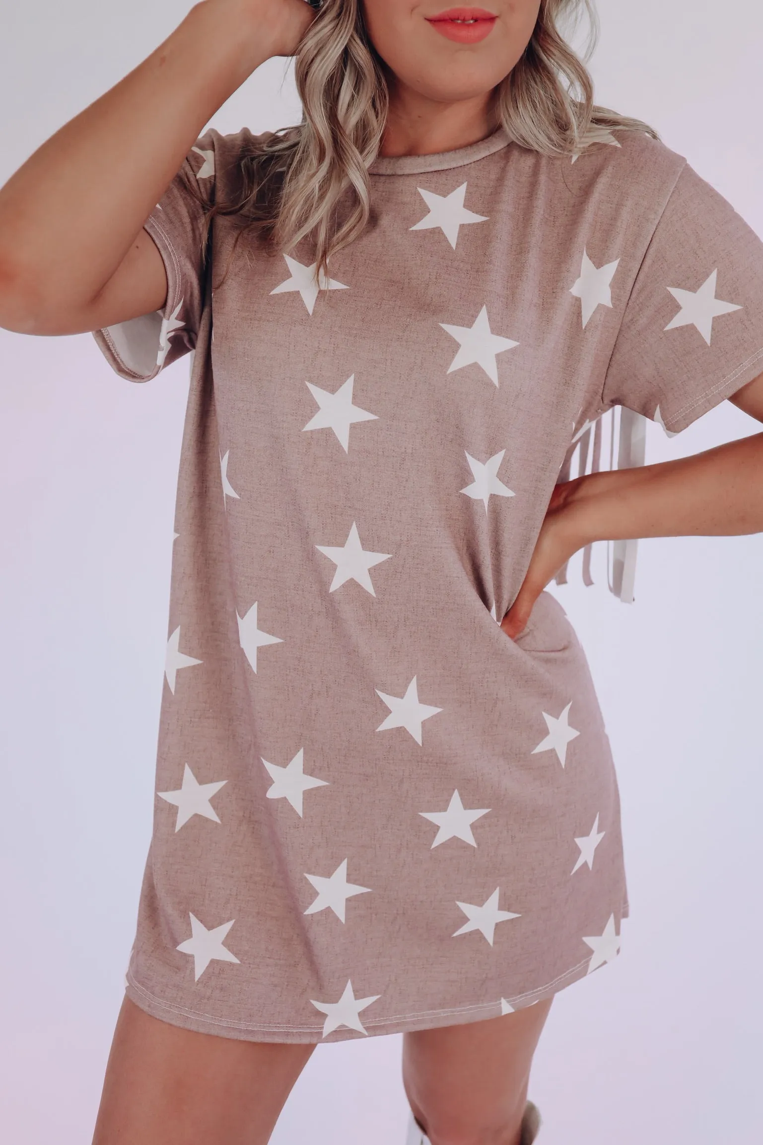 In Your Dreams T-Shirt Dress - Tan