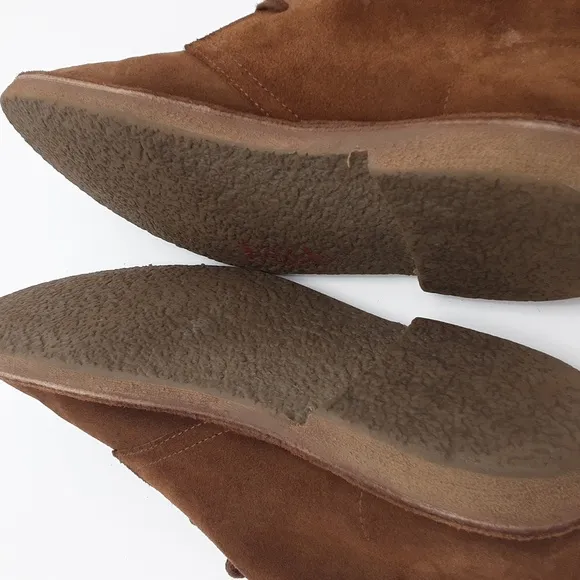 J Crew men's ankle suede  Lace-up winter casual office retro y2k brown 11H