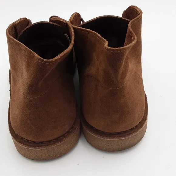 J Crew men's ankle suede  Lace-up winter casual office retro y2k brown 11H