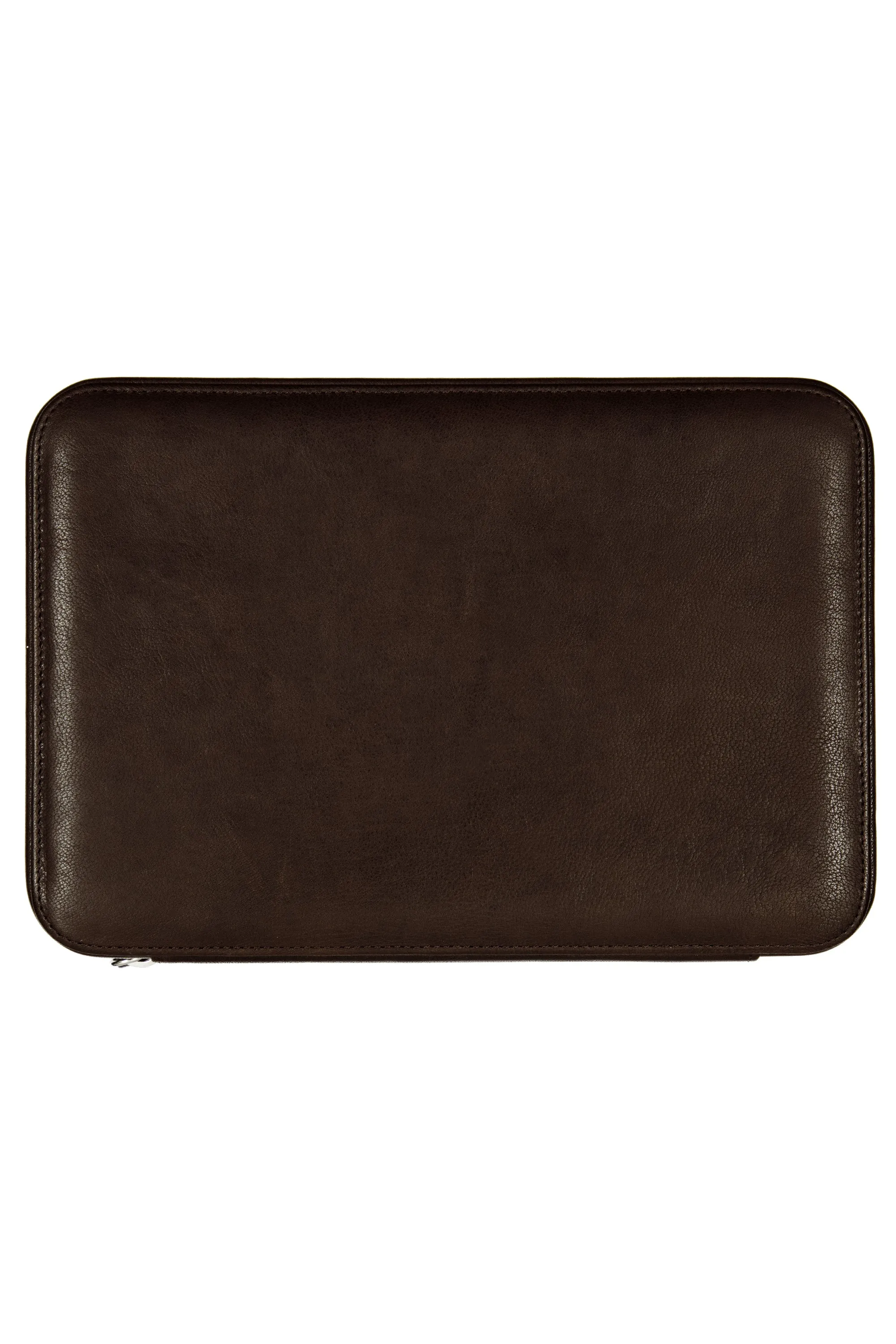 JPM 8-Watch Leather Travel Storage Case in BROWN