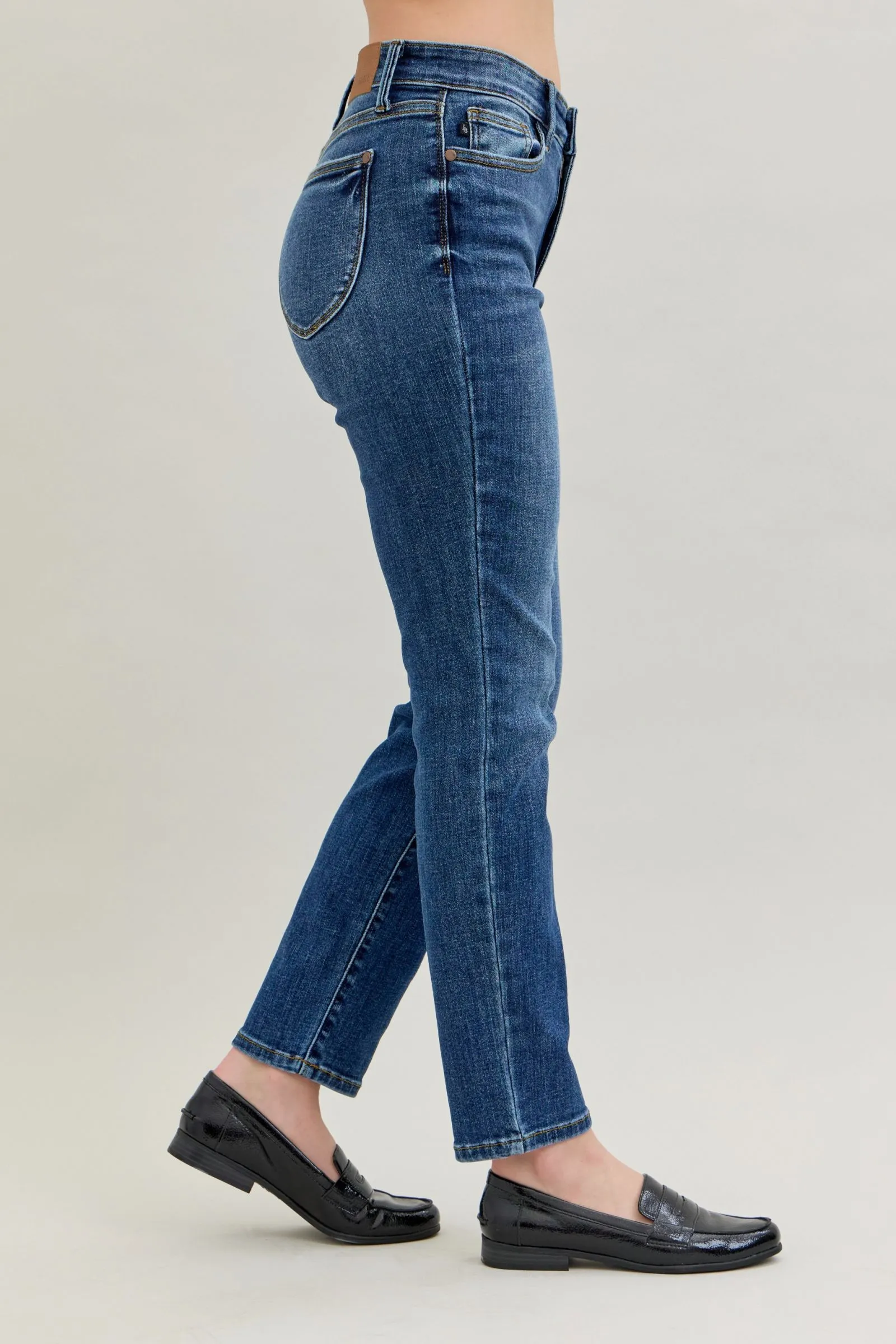 Judy Blue High Rise Dark Wash Denim Skinny Jeans