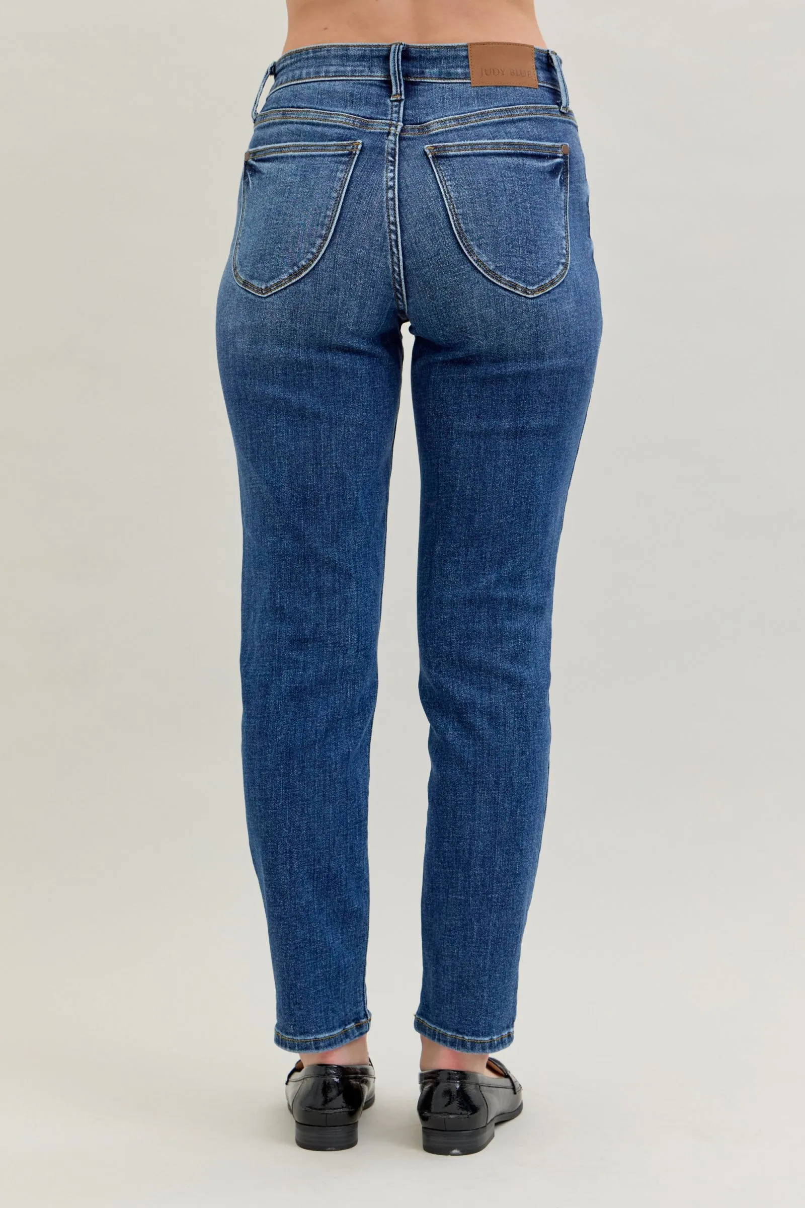 Judy Blue High Rise Dark Wash Denim Skinny Jeans