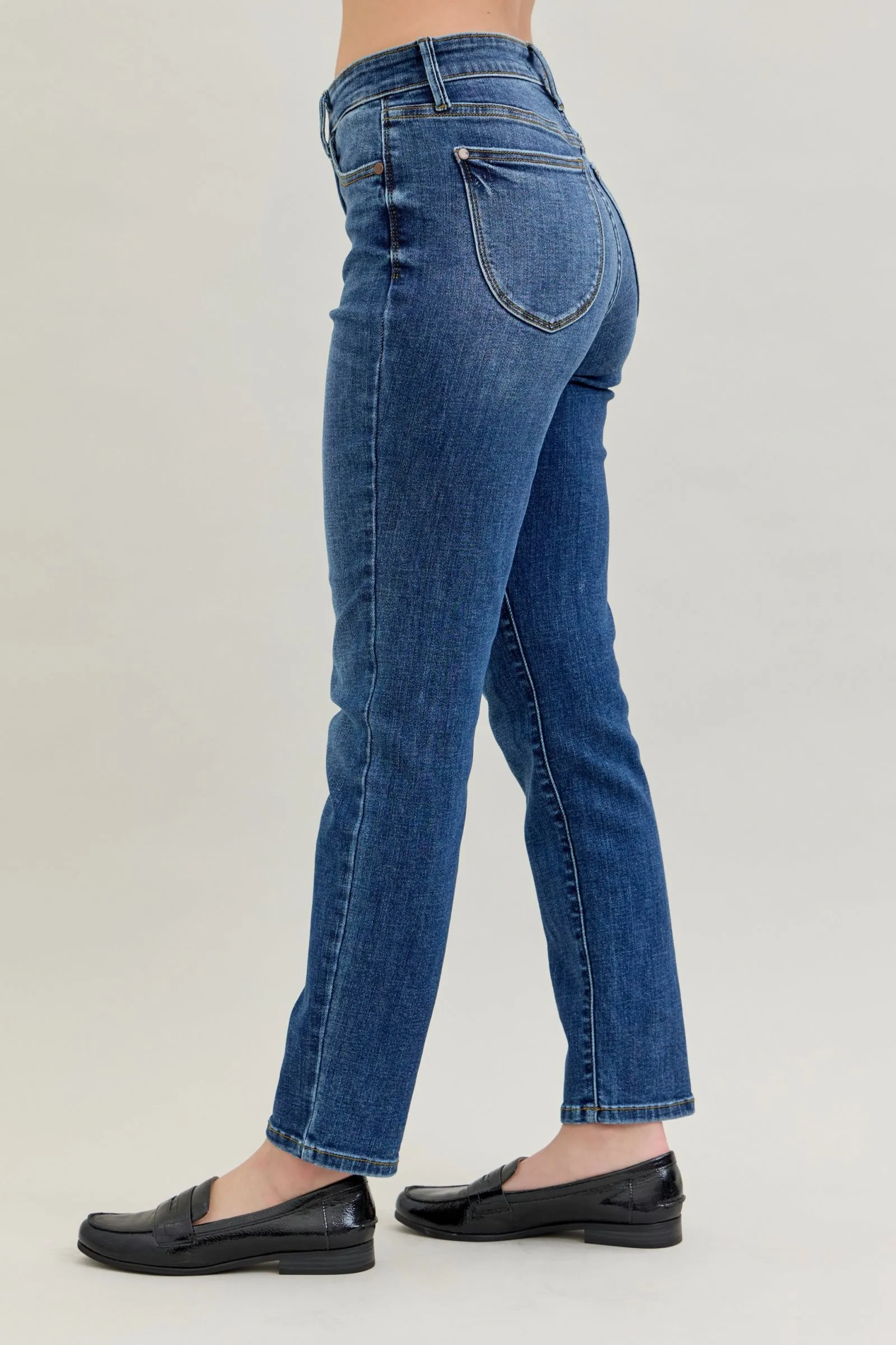 Judy Blue High Rise Dark Wash Denim Skinny Jeans