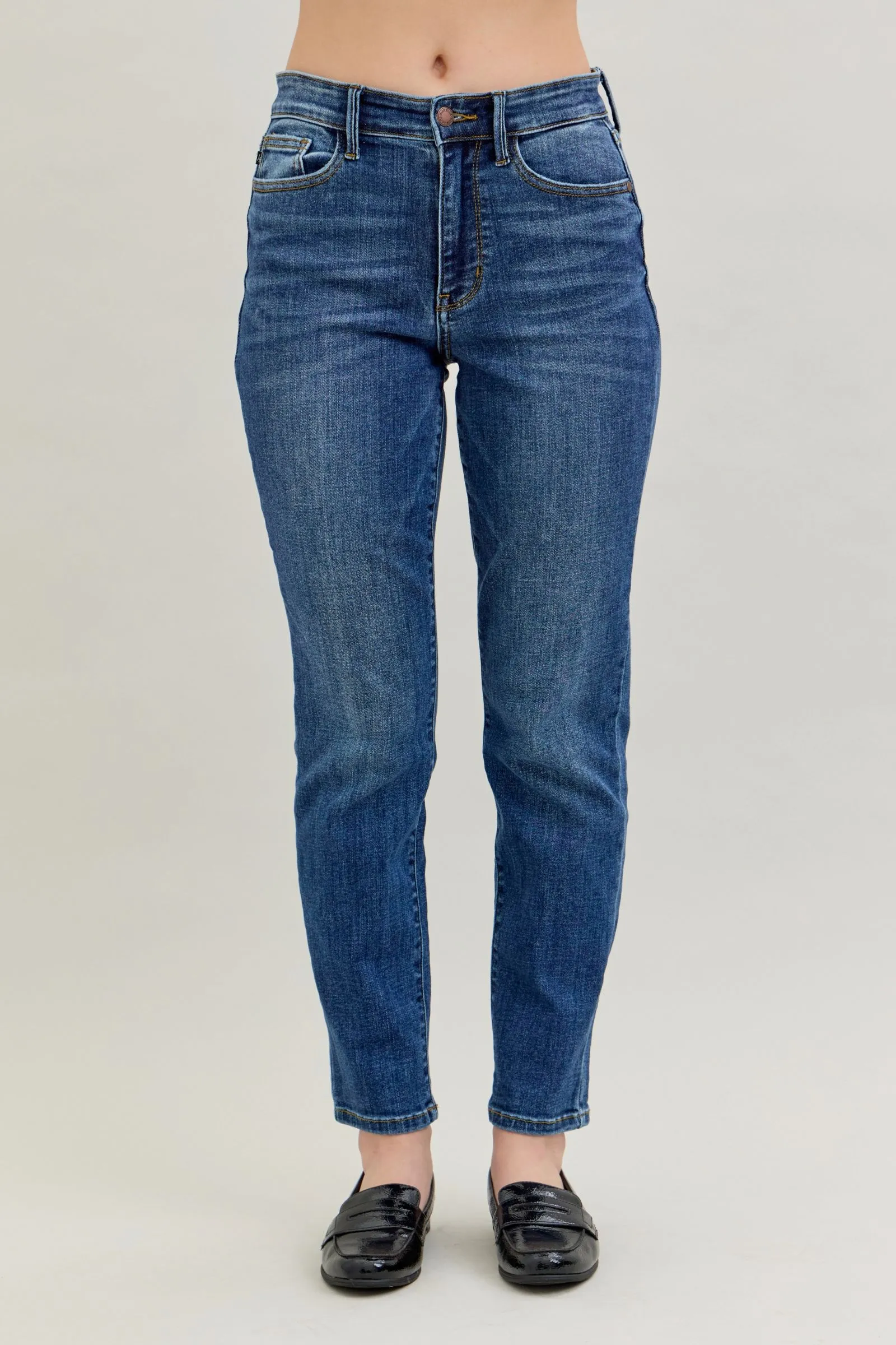 Judy Blue High Rise Dark Wash Denim Skinny Jeans