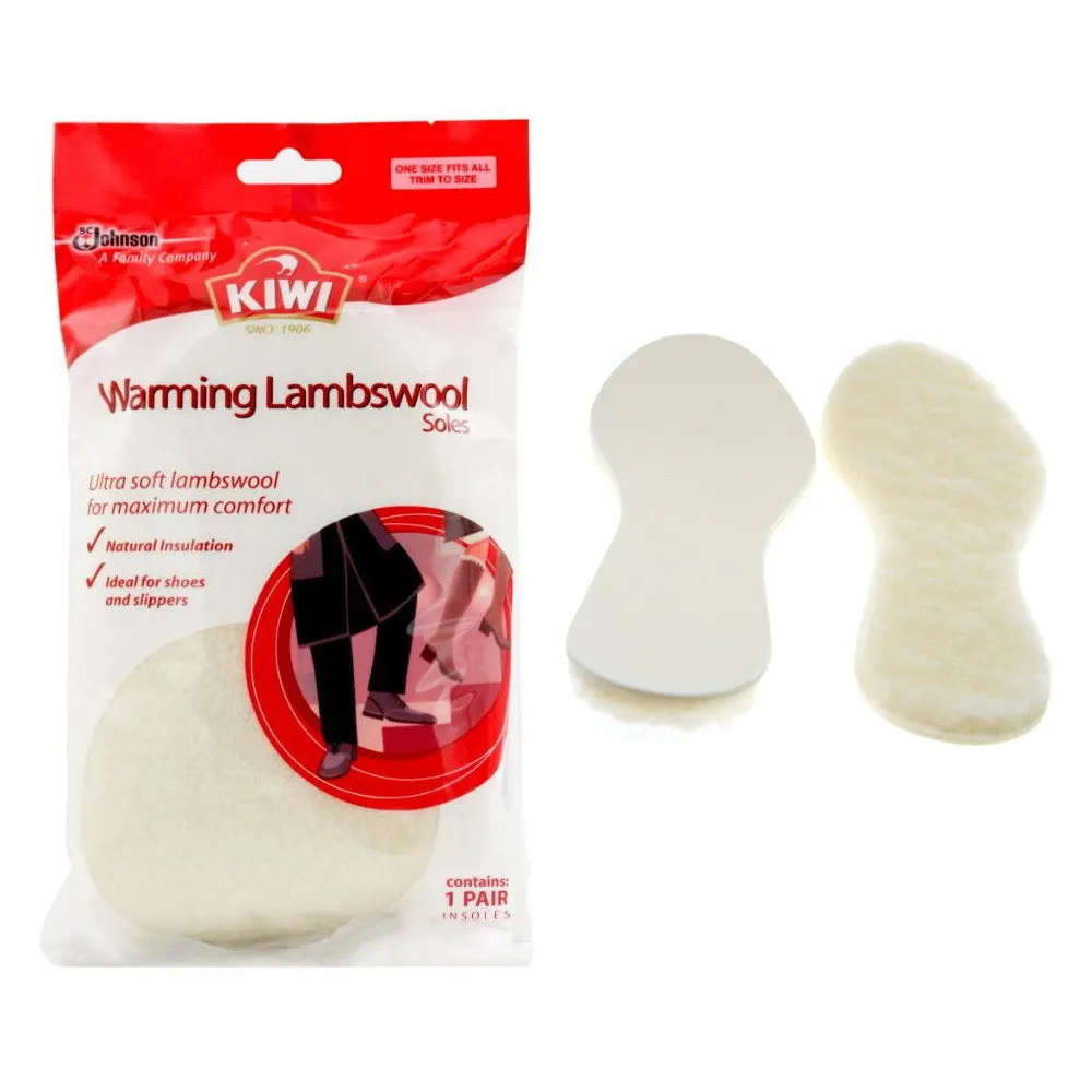 Kiwi Warming Lambswool Soles 1 Pair - One Size Fits All Trim to Size